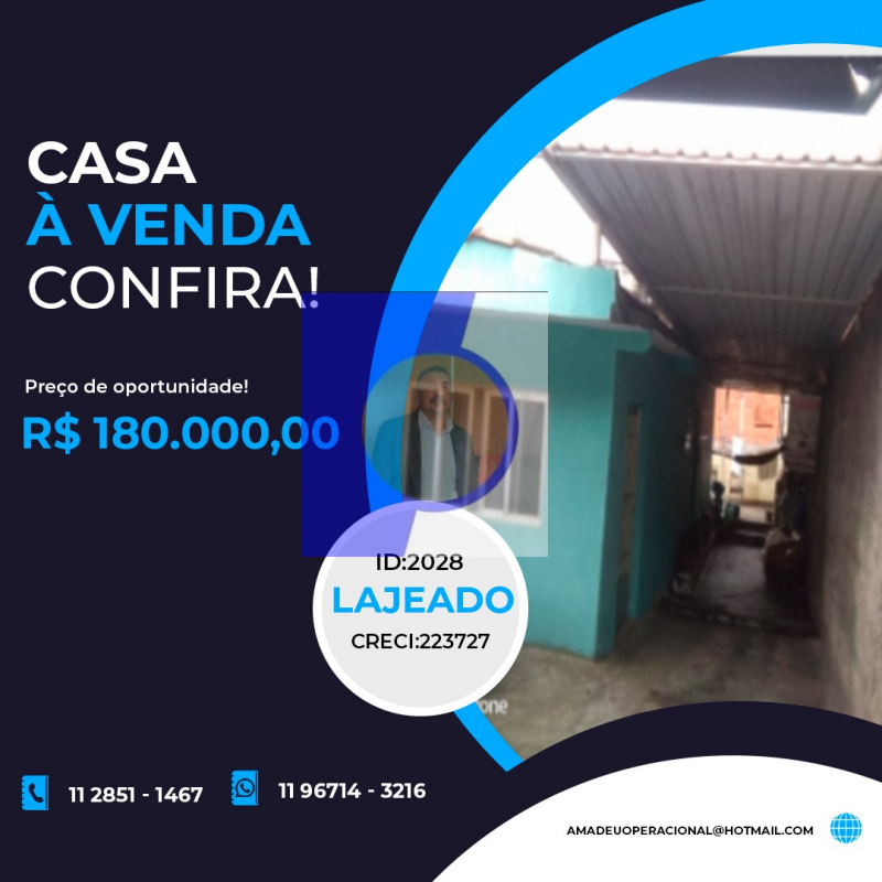 Casa com 2 quartos, 250m², à venda em São Paulo, Vila Iolanda(Lajeado)